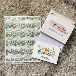 Baby Shower Thank You Cards & Stickers